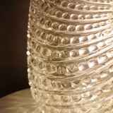 Square glass ceiling lamp, 1970
