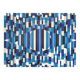 Blue lines HST oil on canvas signed Francis Bobin 2023