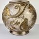 Art Nouveau monkey and plant vase E.Chapelle