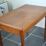 Rustic wood desk 1 drawer of the years 60