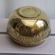Golden brass cache-pot