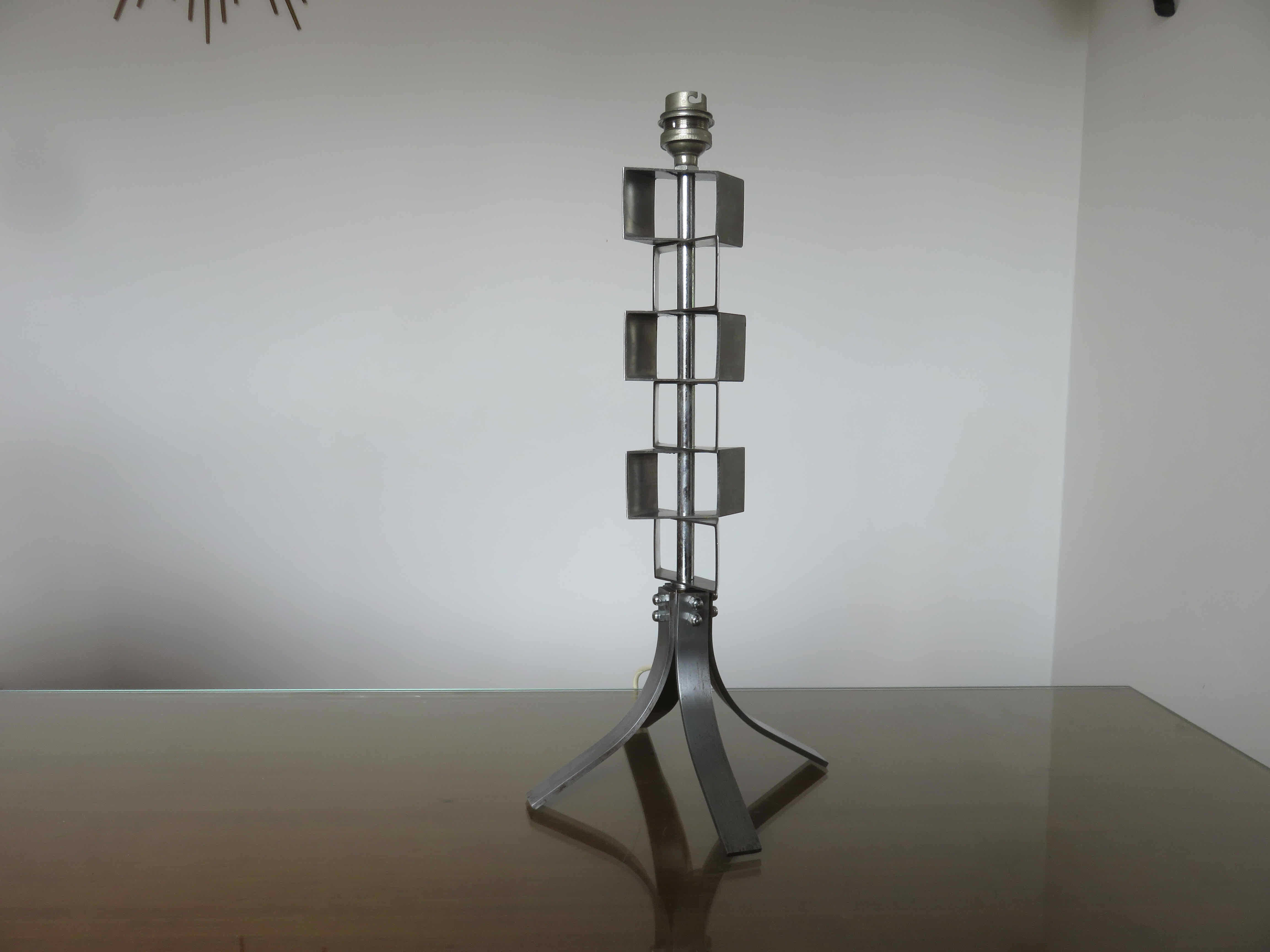Stainless steel lamp 70s