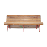 Banc extérieur latté