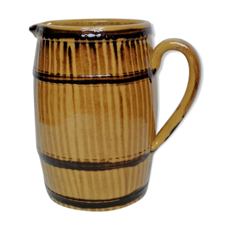 Striped pitcher