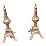 Pair of andirons