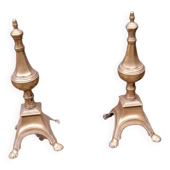 Pair of andirons