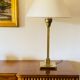 Lampe de table en laiton par Officine A Boffelli Milan Italie 1935