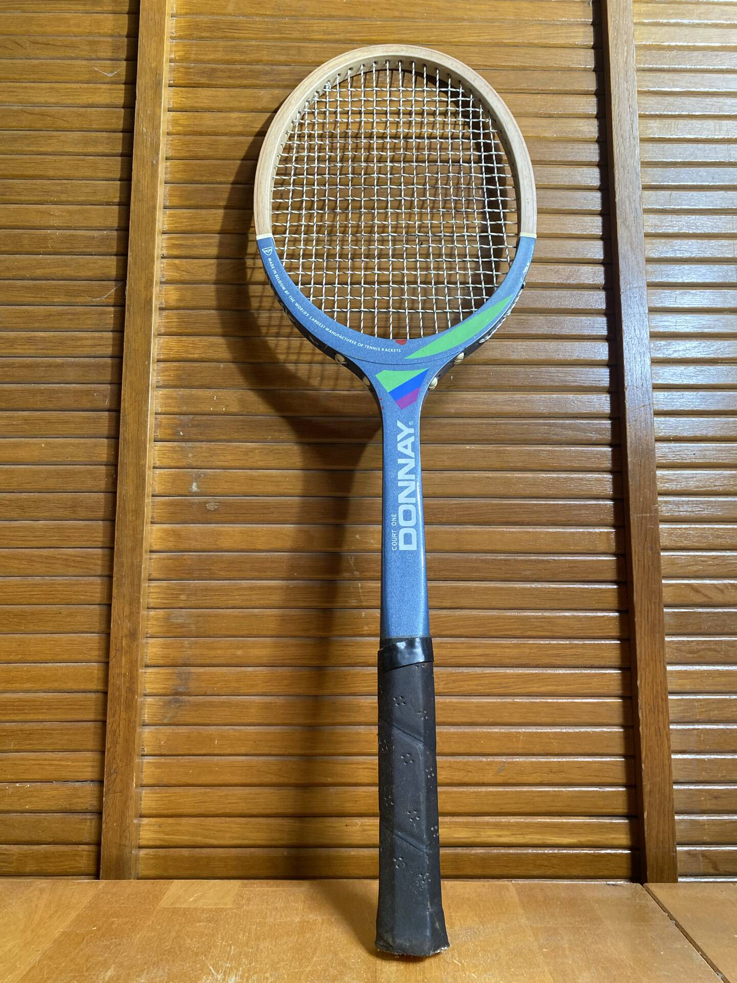 Vintage donnay court one wooden tennis racket