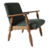 Henning Kjaernulf oak scalloped lounge chair | Denmark | 1950s