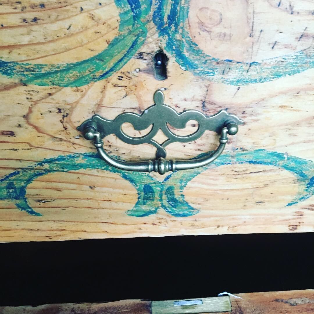 Savoyarde painted 3 drawer dresser