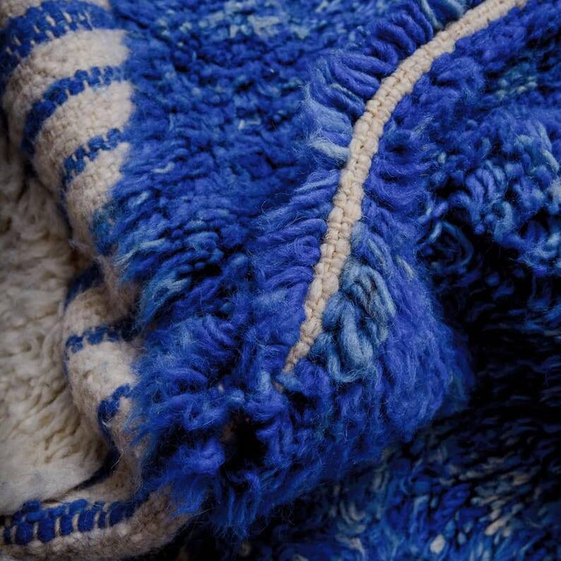 Traditional handmade Berber Azilal rug