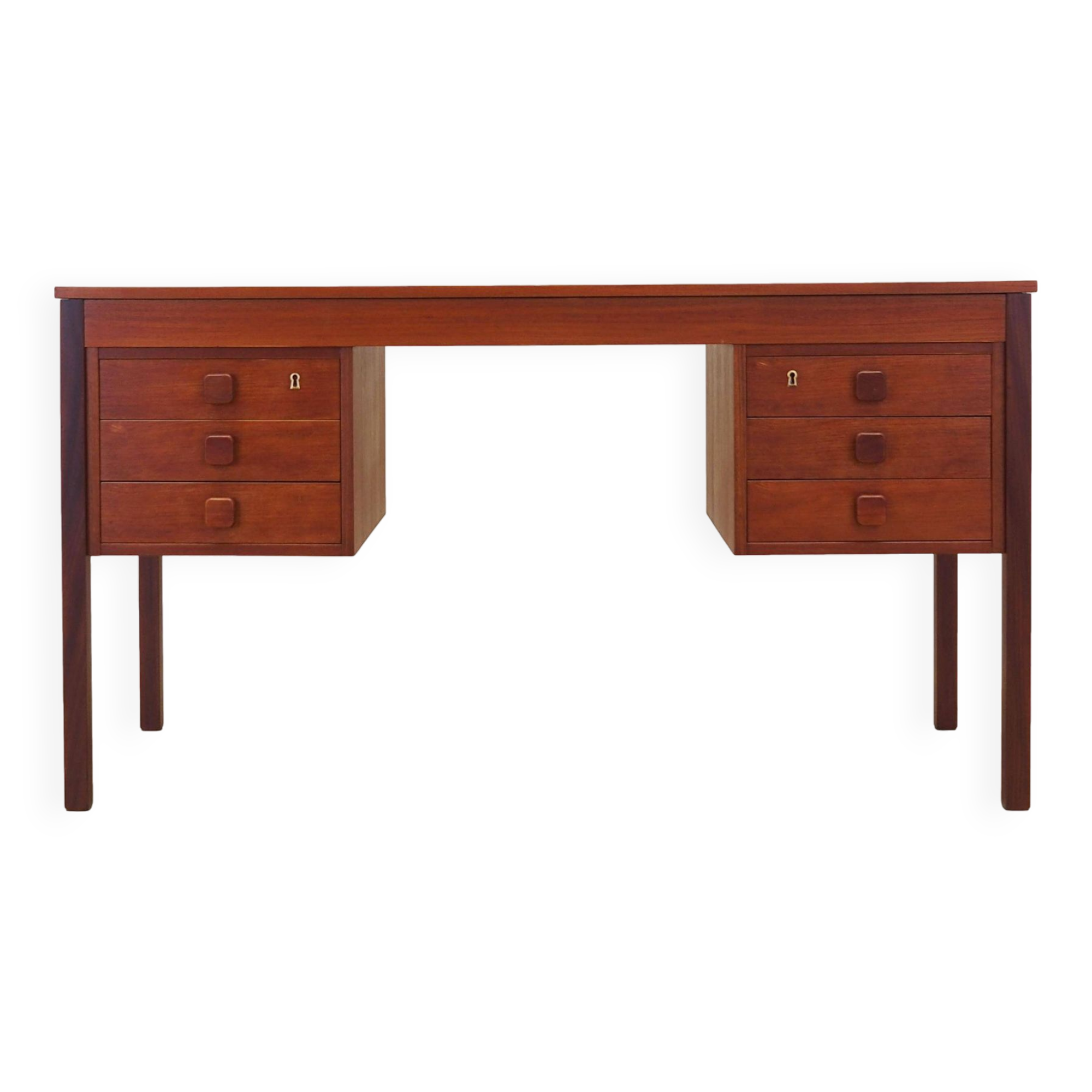 Teak desk, Danish design, 1970s, production: Denmark