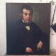 Oil canvas portrait of a man
