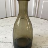 Decanter / pitcher in smoked glass 60s