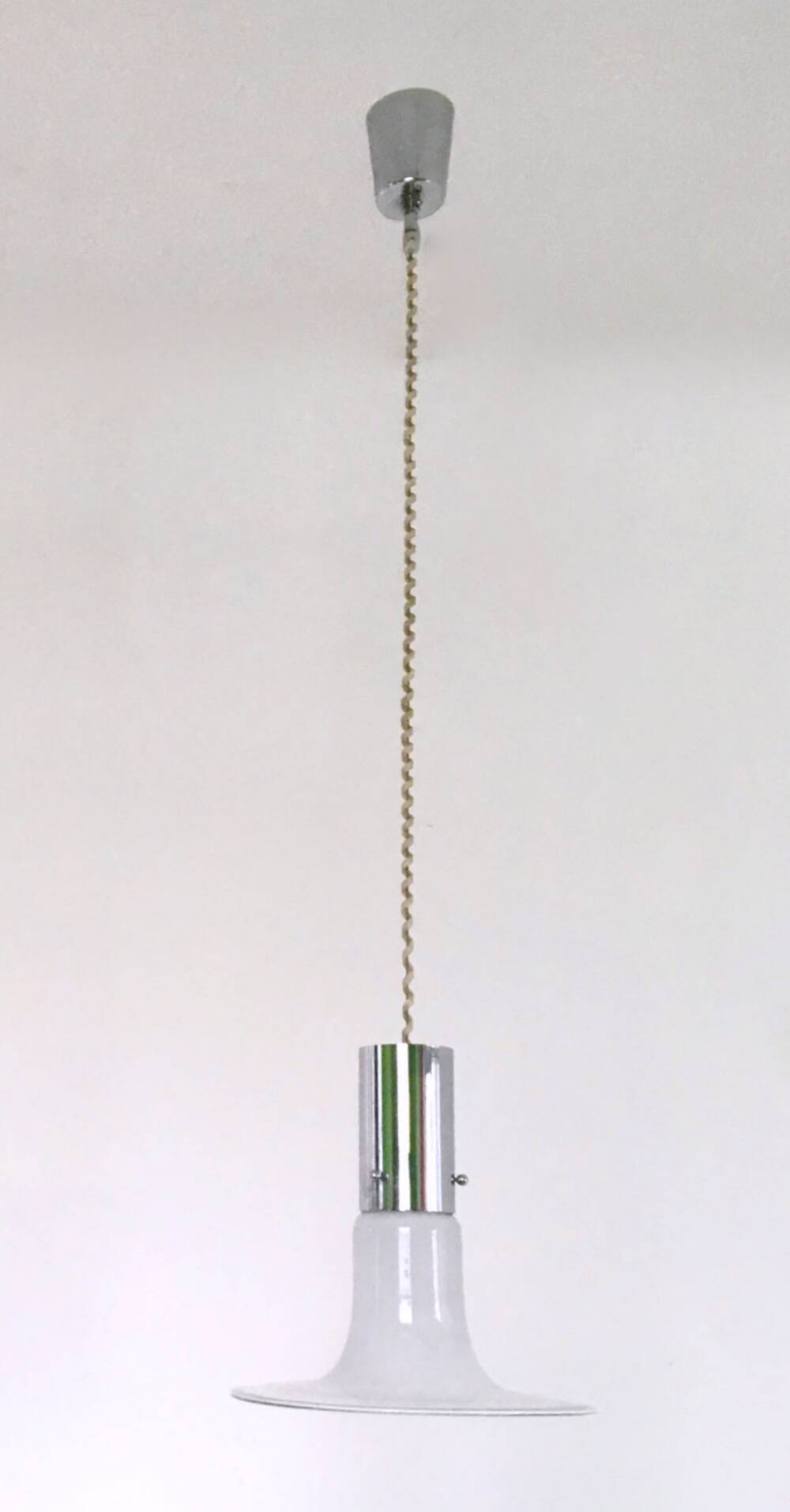 Pair of Murano Glass Pendants attr. to Alessandro Pianon for Vistosi