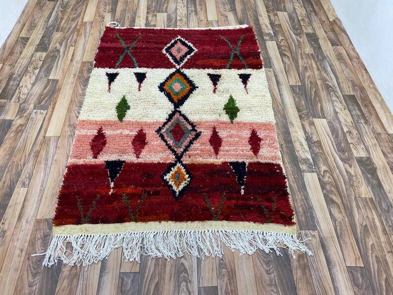 Colorful Moroccan wool rug 150/250cm