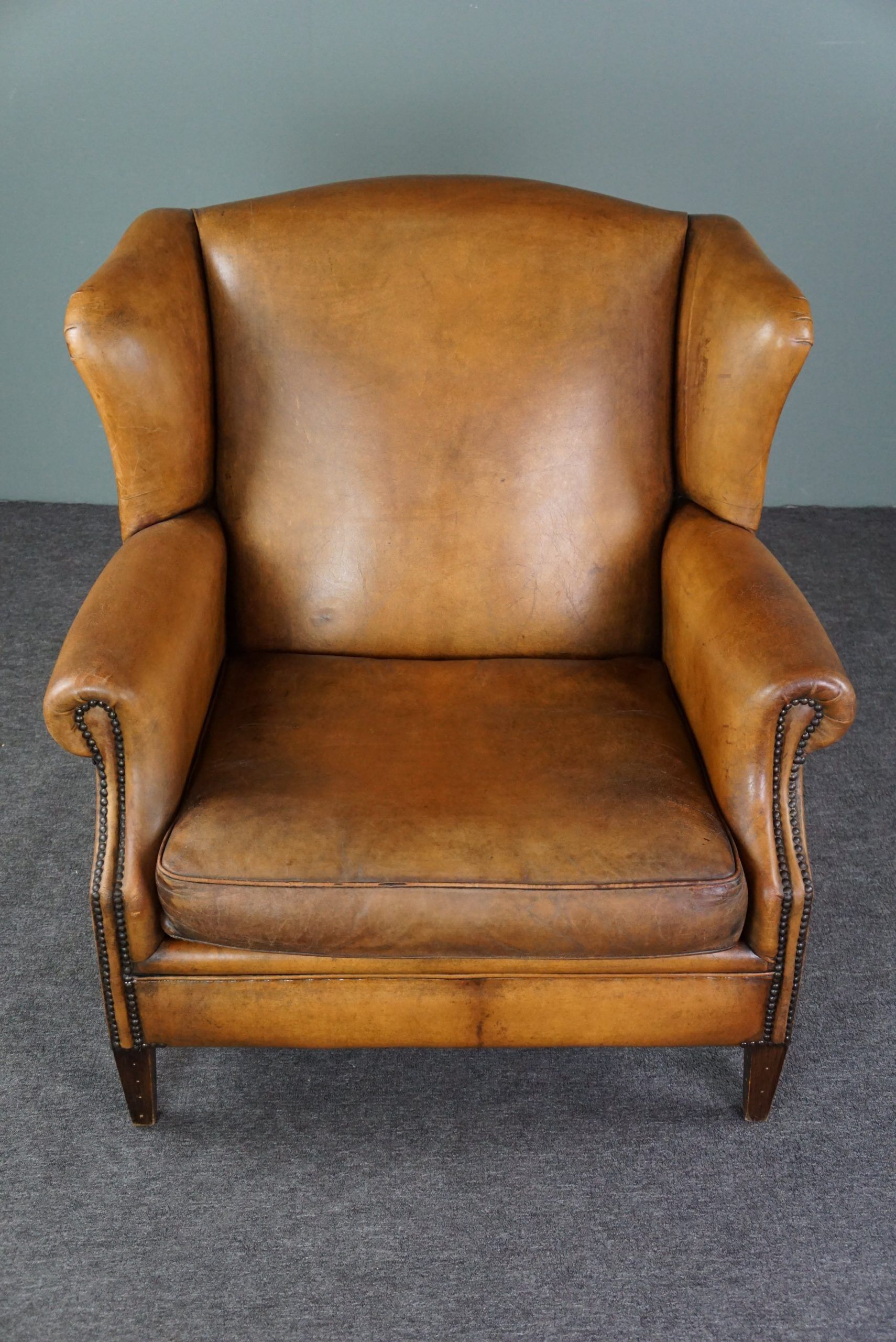 Sheepskin armchair