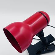 Orientable vintage clip spotlight, European production, 1980s.