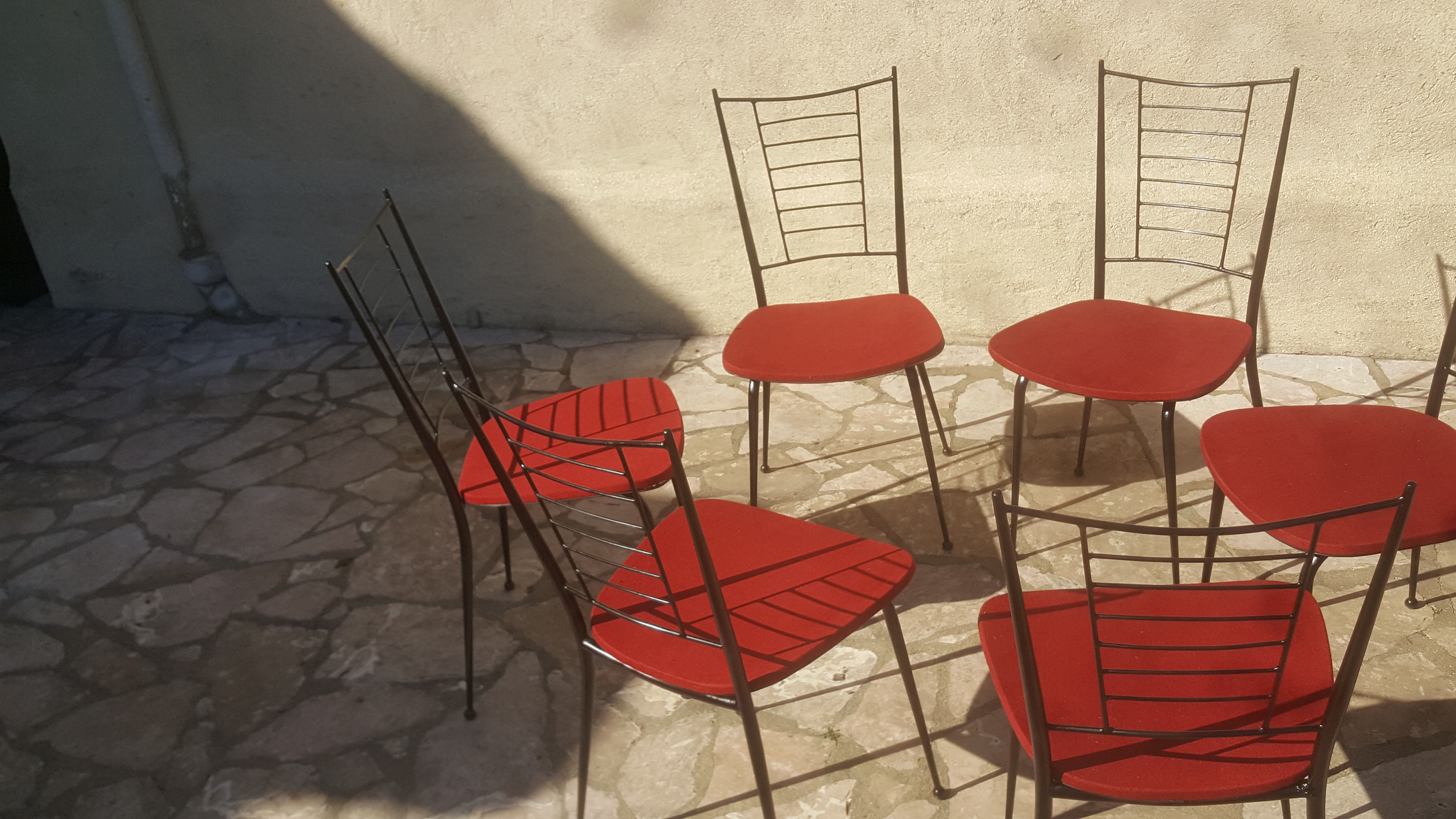 Six chairs, 1950s
