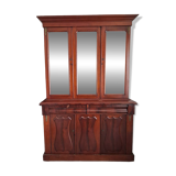 English display cabinet in mahogany