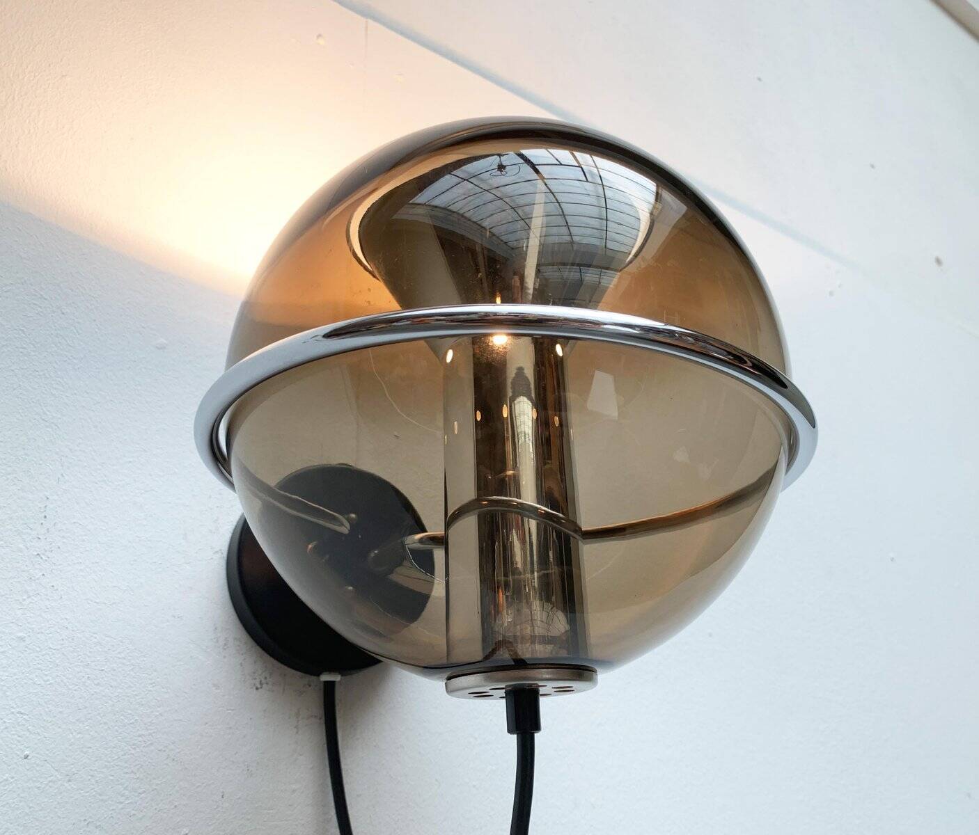 Neo-retro wall sconces from the Dutch space age by Frank Ligtelijn for Raak, set of 2.