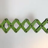 Green Industrial German Scissor Wall Lamp from Kaiser Leuchten, 1960s