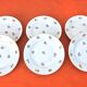 6 antique porcelain soup plates P.N France