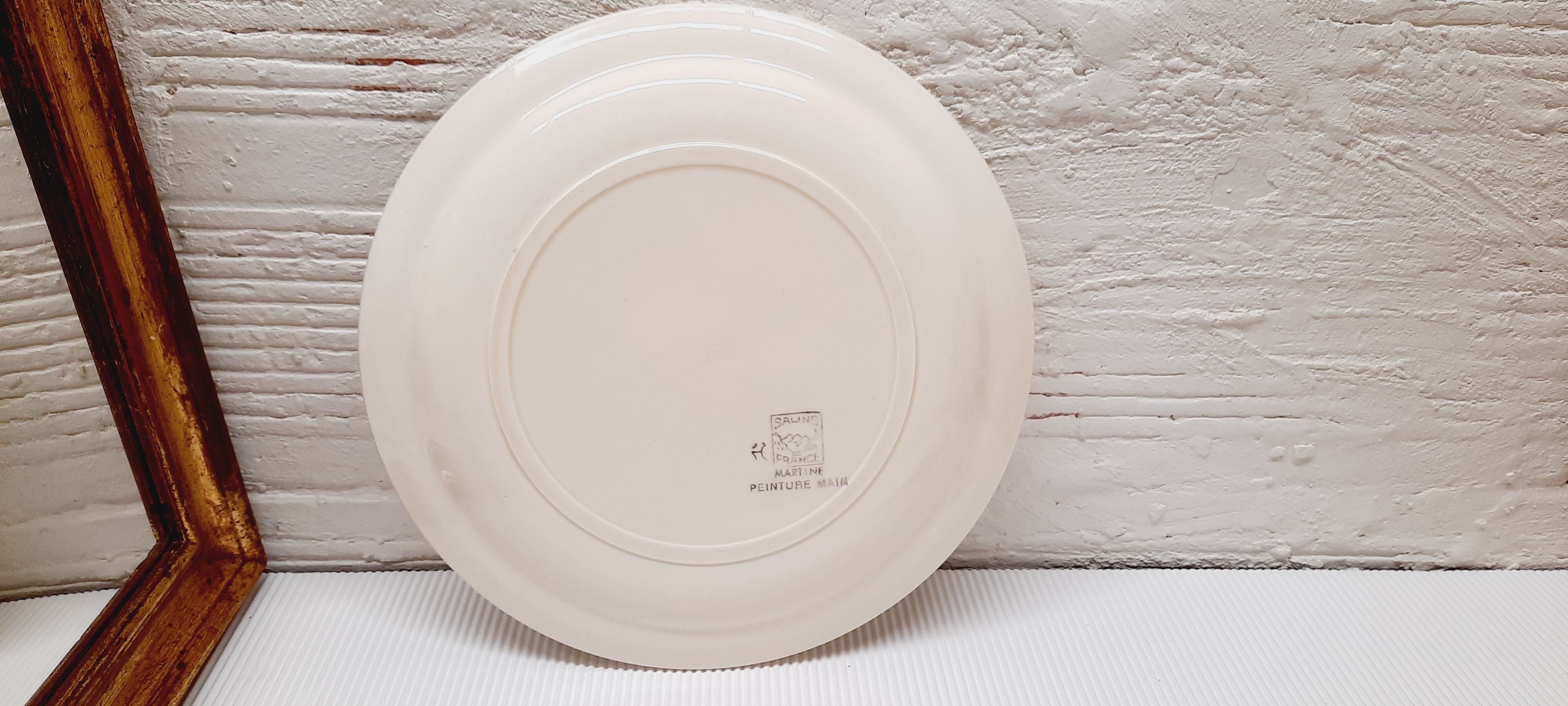 Set 4 flat plates Salins