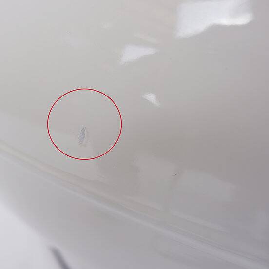 white lacquered "Egg" Lounge Chair