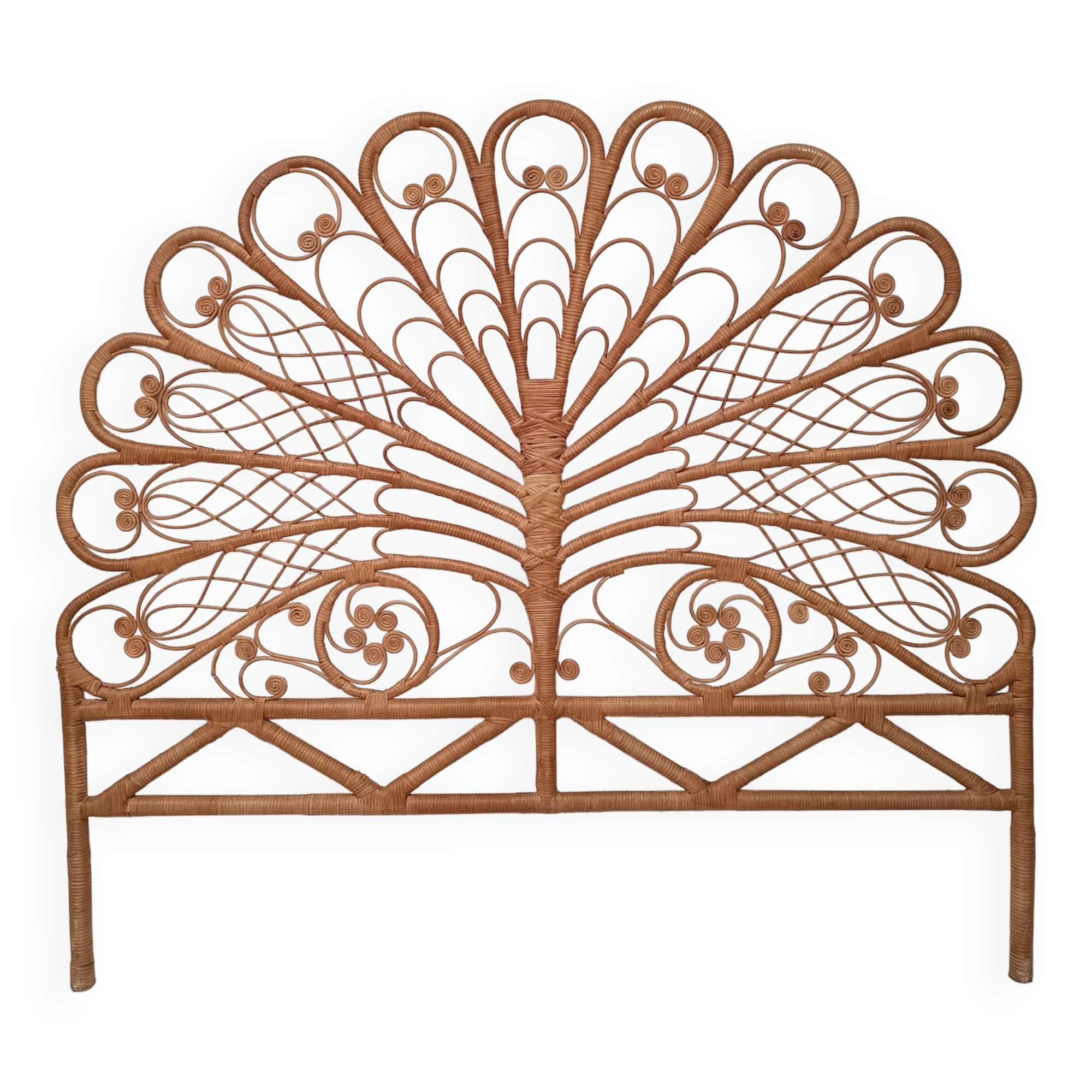 Rattan headboard 140 cm