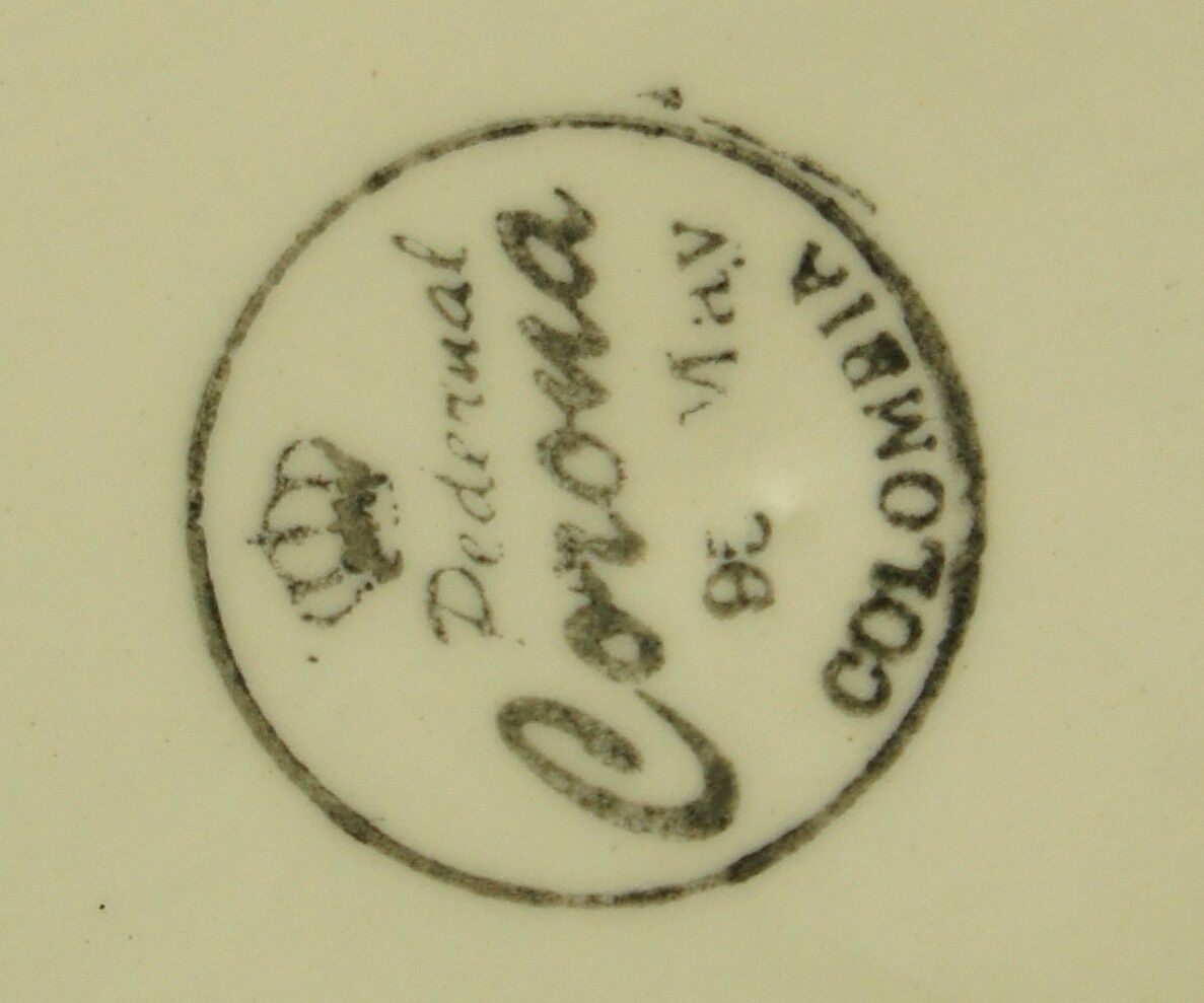 Set of 14 plates from Pedernal Corona, Colombia, 1995