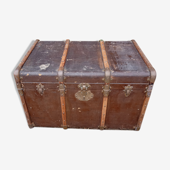 Old travel trunk