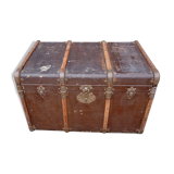 Old travel trunk