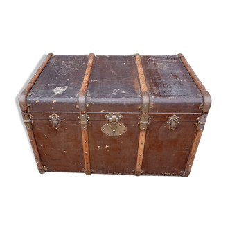 Old travel trunk