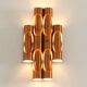 Large tubular copper wall light from the 1960s, Spain.