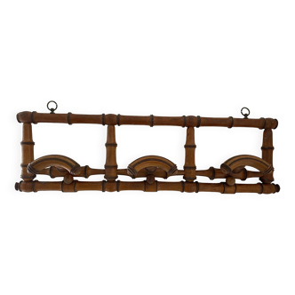 Portemanteau faux bambou