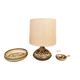 Ceramic table lamp, bow and candle holder by Noomi Backhausen for Søholm