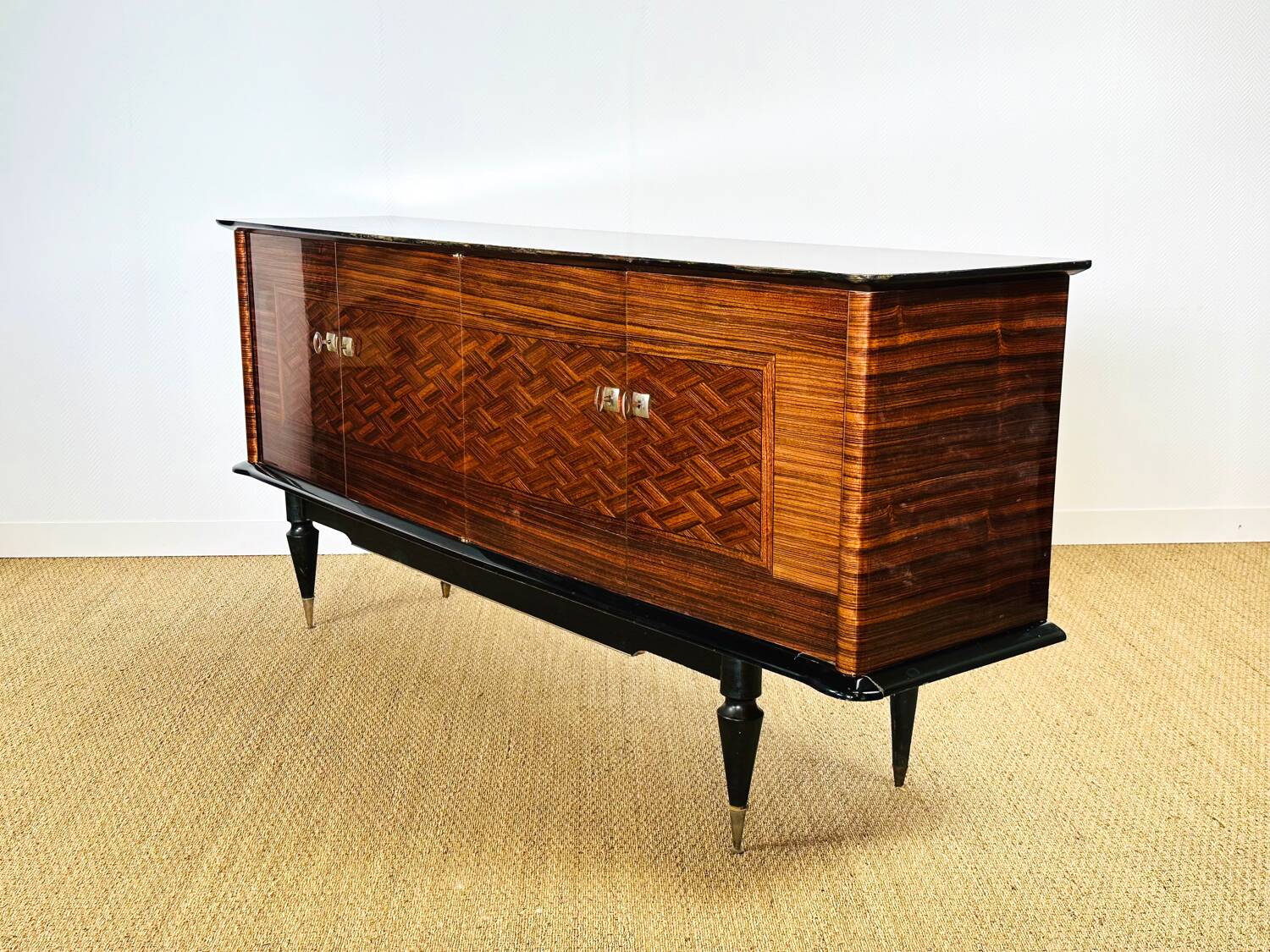 Art Deco buffet in Macassar ebony 1940