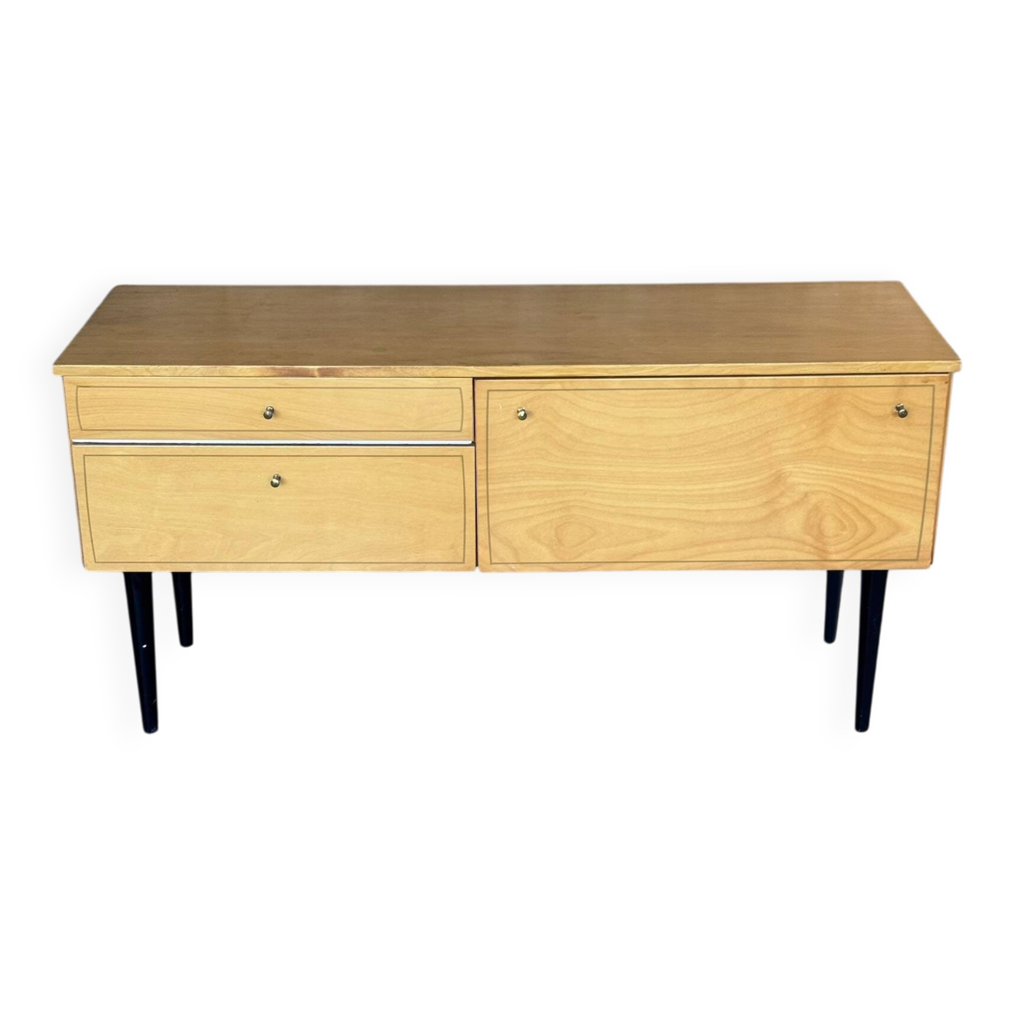 Vintage Pine Laminate Side Cabinet