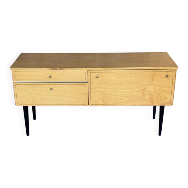 Cabinet latéral en stratifié pin vintage