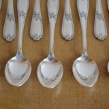12 tablespoons metal argente orfevre frionnet francois