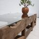 Grande table basse primitive, années 1900