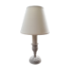 Bedside lamp patinated foot