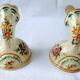 Pair wall lamp earthenware porcelain luminaire candle holder