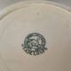 Four old earthenware plates