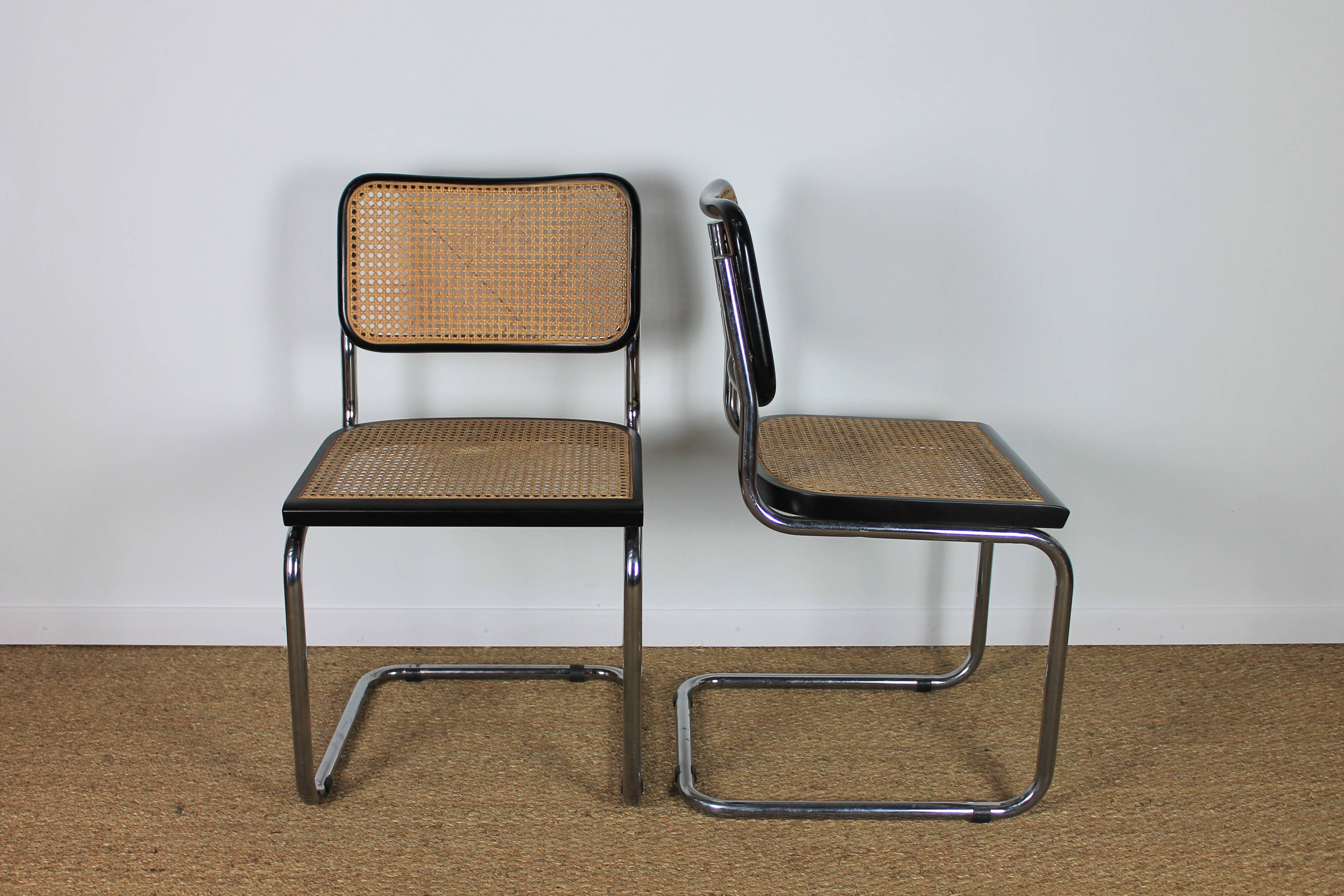 Pair of Marcel Breuer B32 chairs