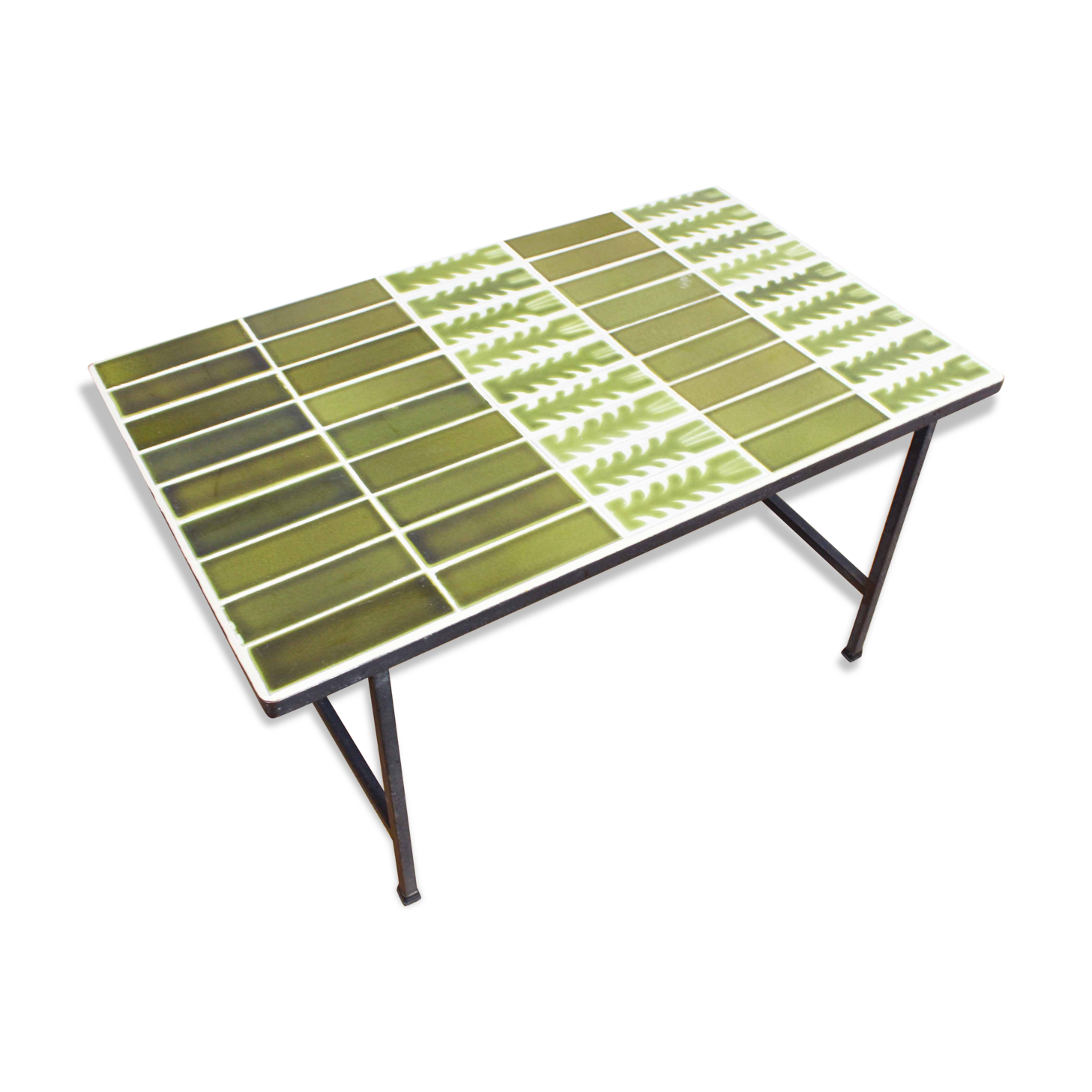 Table basse en céramique années 50