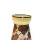 Paire de vases en pâte de verre peinte signés joma