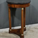 Tripod Pedestal Table in Mahogany, Empire Style – Early 20th Century