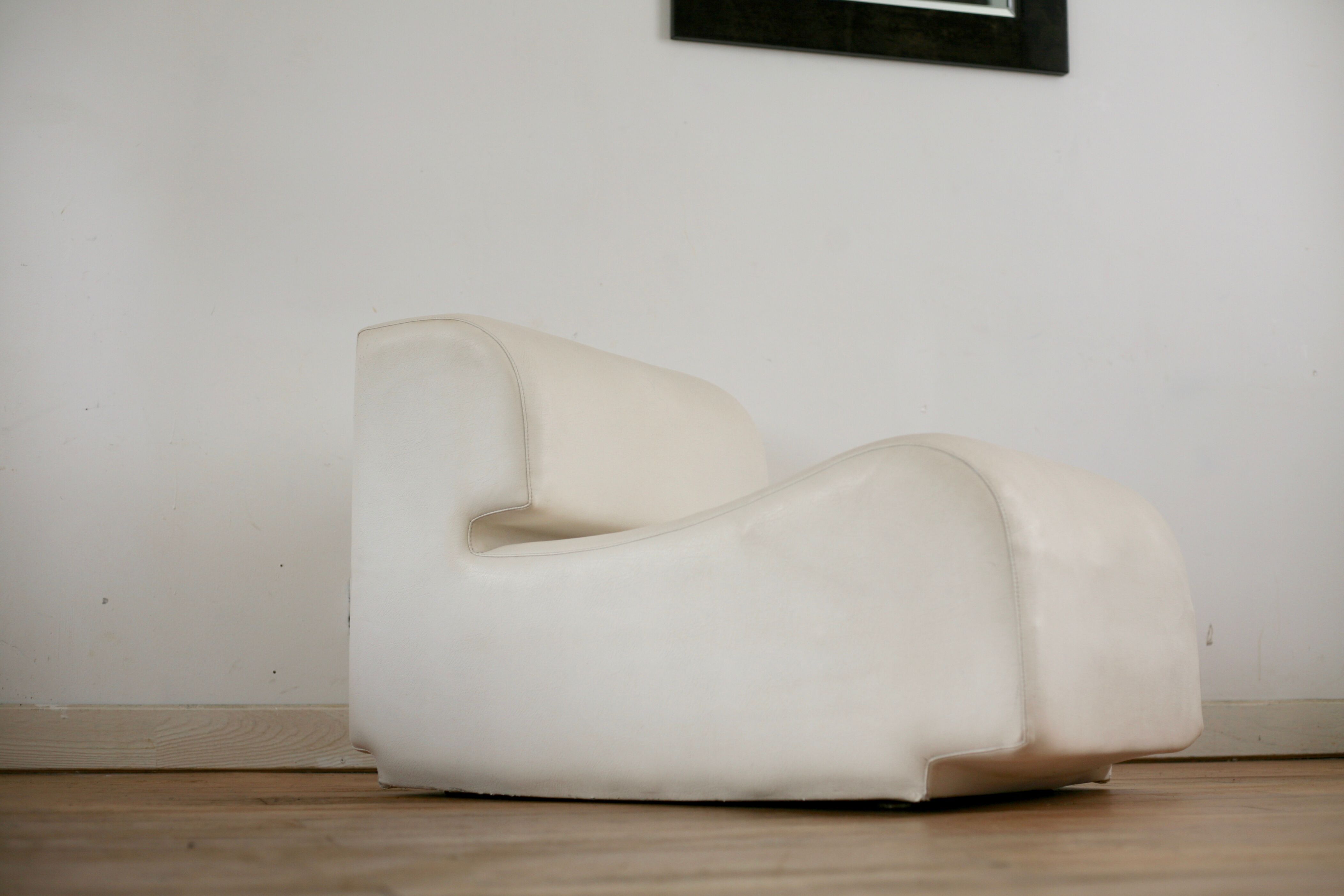 Cini Boeri chair Bobo model Arflex edition International Furniture Broadcast, Italy 1968